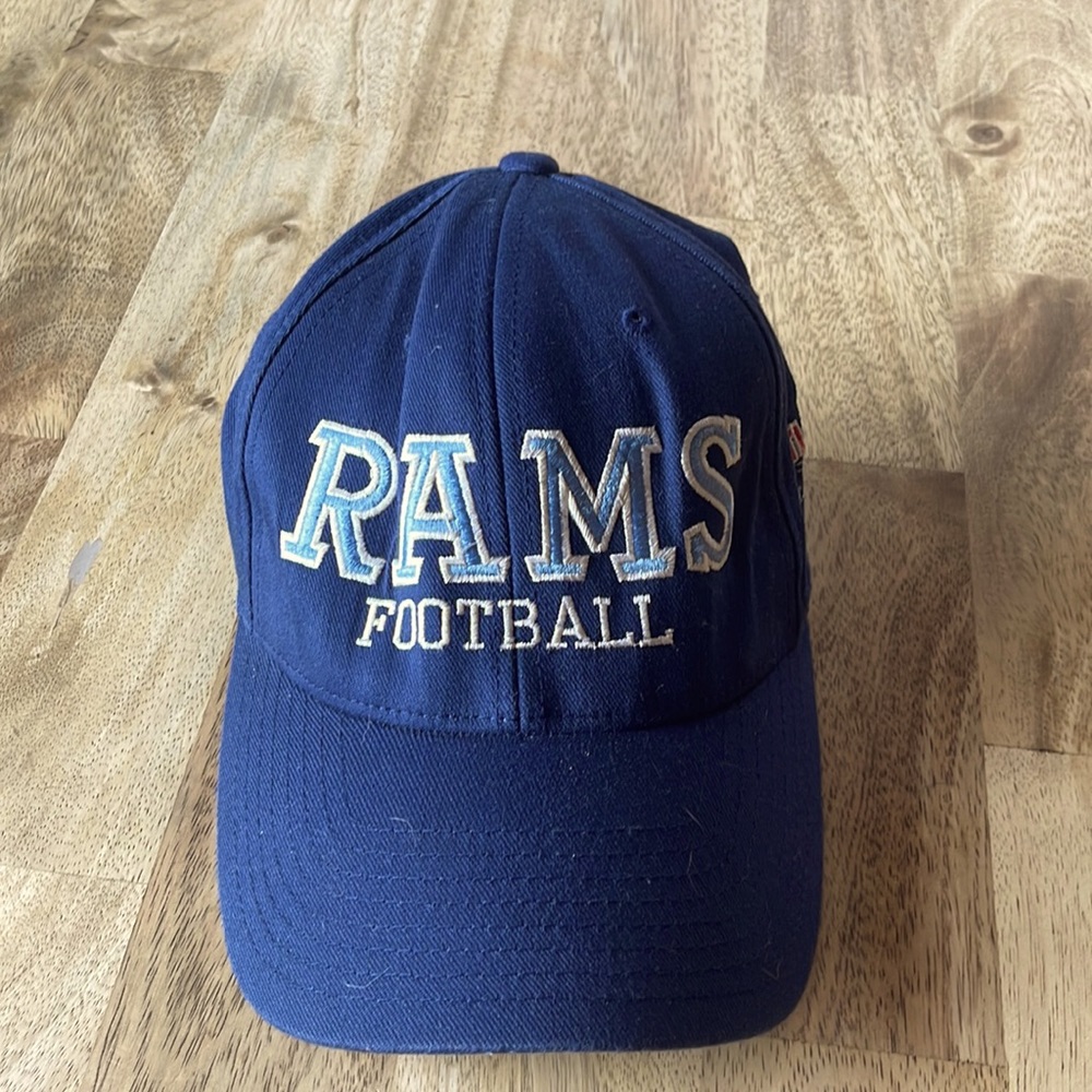 URI University of Rhode Island Rams Football Fitted Flexfit Hat Navy S-M